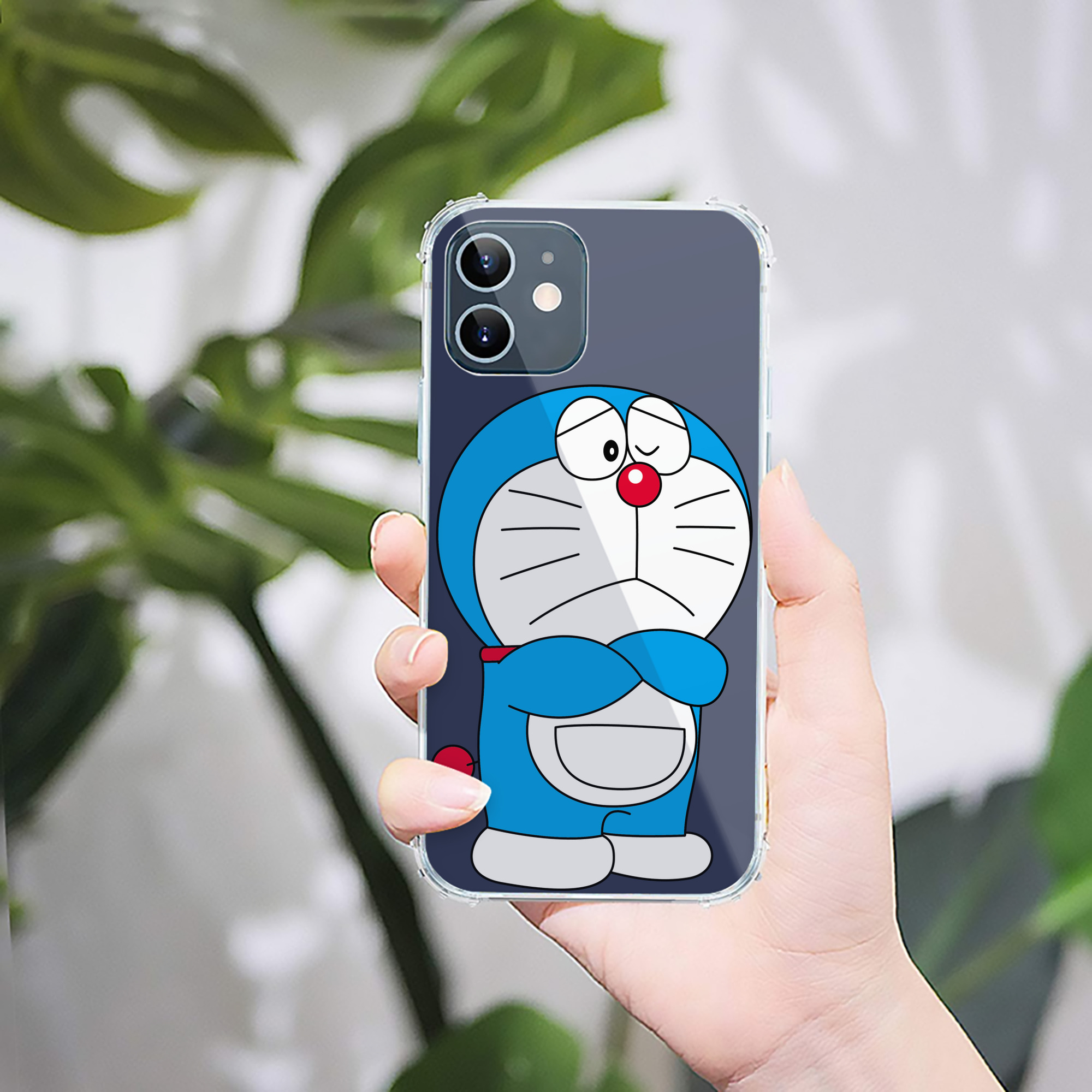 （画像用） ドラえもん Doraemon 【iPhone 12シリーズ対応】透明スマホケース（クリアソフトケース）